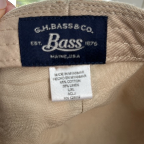 G.H. Bass & Co. Men's Linen/Cotton Beige Driving Cap Hat Golf Casual Men - Picture 6 of 13
